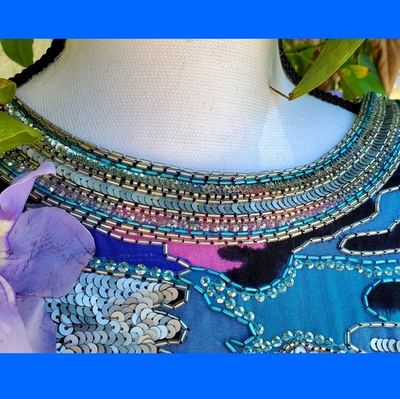 Judith Ann Vintage Silk Dress - Picture 3 of 5